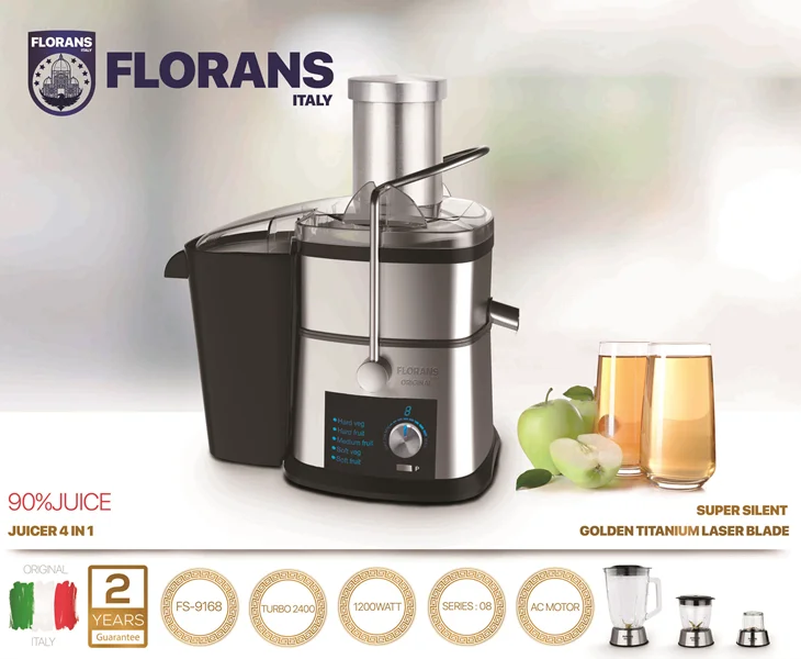 آبمیوه گیری چهارکاره فلورانس ایتالیا مدل FS-9168JB